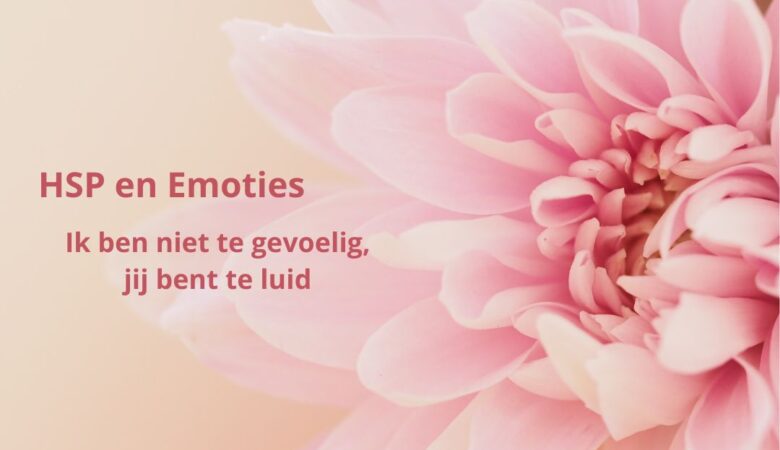 Ik ben niet te gevoelig, jij bent te luid: HSP en Emoties