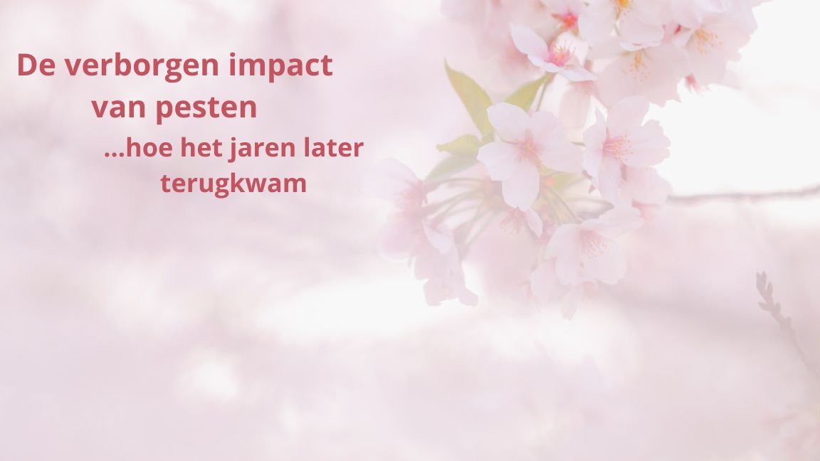 De verborgen impact van pesten en hoe het jaren later terugkwam